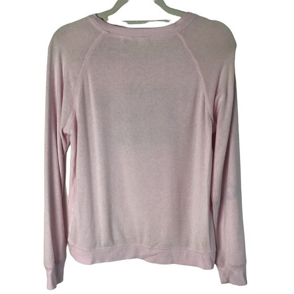 LA Hearts Long Sleeve Light Pink Sweater - Picture 5 of 8